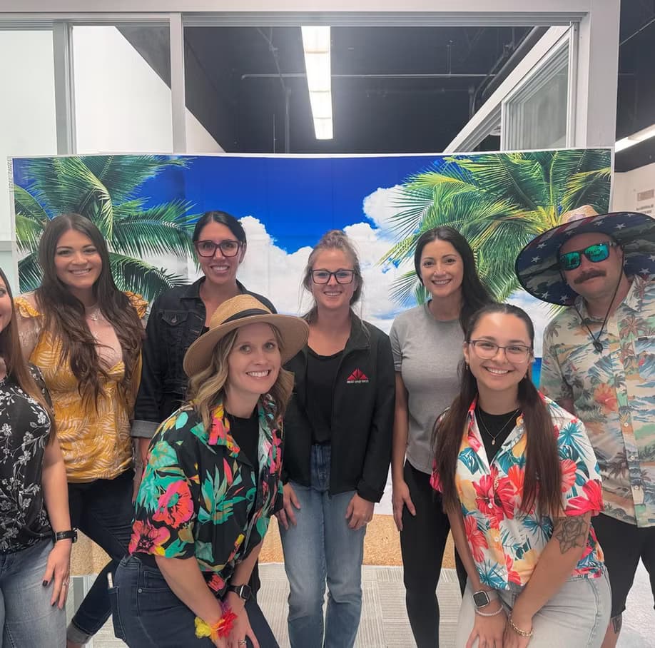 PSS colleagues celebrating together